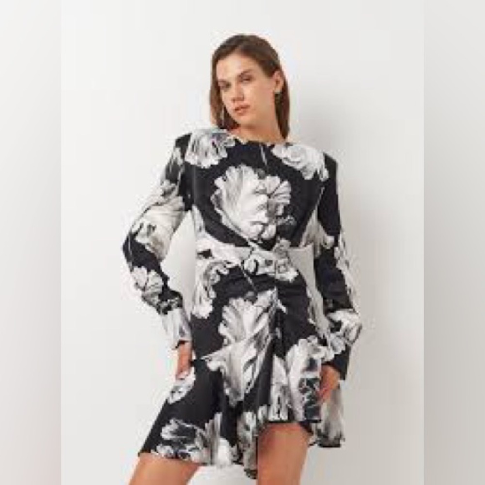 H&M Edition Gathered Dress NWT Size L